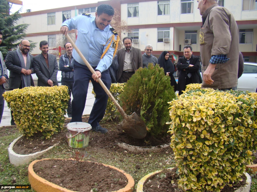 مراسم روز درختکاری در دانشکده