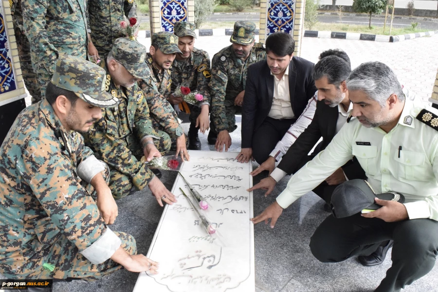 دیدار دکتر غفاری، رییس دانشگاه فنی و حرفه ای استان گلستان با سردار دادگر، فرمانده انتظامی استان به مناسبت هفته نیروی انتظامی 7