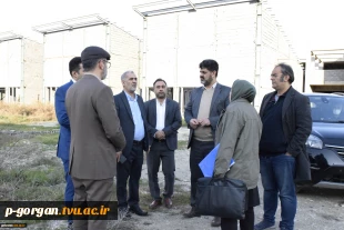 بازدید مهندس سید النگی شهردار محترم گرگان، مهندس ناصر گرزین رییس شورای اسلامی شهر گرگان و دکتر غفاری رییس دانشگاه فنی و حرفه ای استان گلستان و معاونین از پروژه نیمه تمام سایت شهرک شهریار پسران شهید چمران گرگان... 4