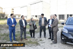 بازدید مهندس سید النگی شهردار محترم گرگان، مهندس ناصر گرزین رییس شورای اسلامی شهر گرگان و دکتر غفاری رییس دانشگاه فنی و حرفه ای استان گلستان و معاونین از پروژه نیمه تمام سایت شهرک شهریار پسران شهید چمران گرگان... 7